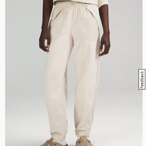 NWT Lululemon Effortless mid rise pant natural ivory size 2